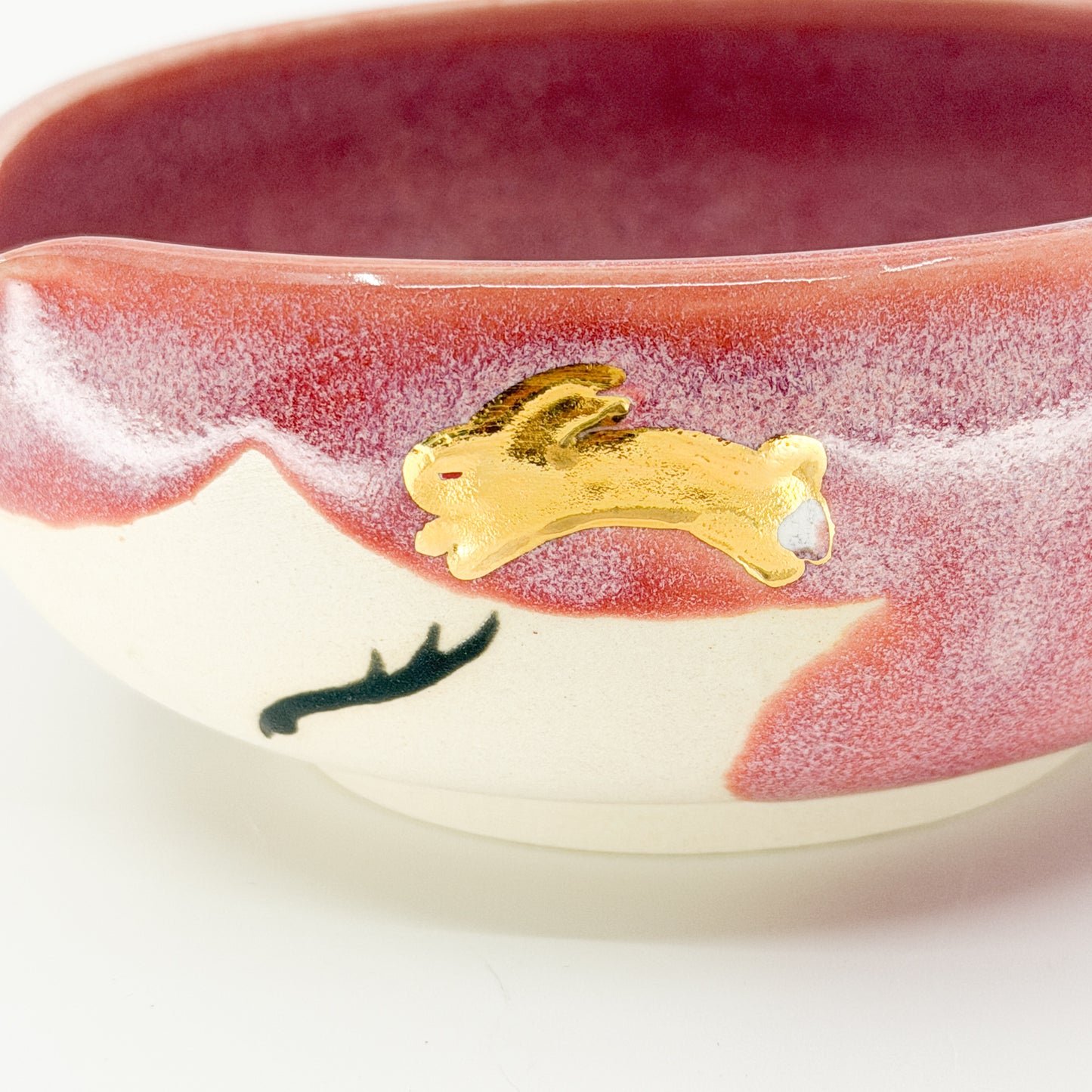 Gold Bunny Matcha Bowl