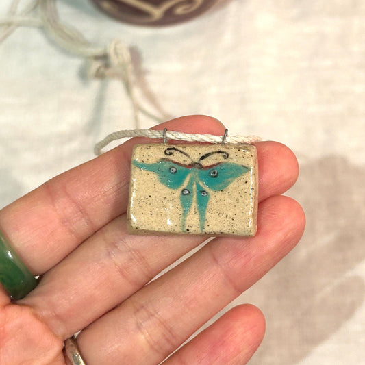 Luna Moth Pendant