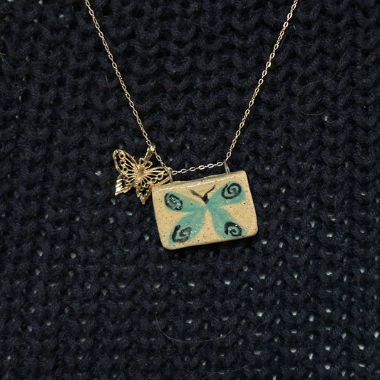 Butterfly Swurl Pendant