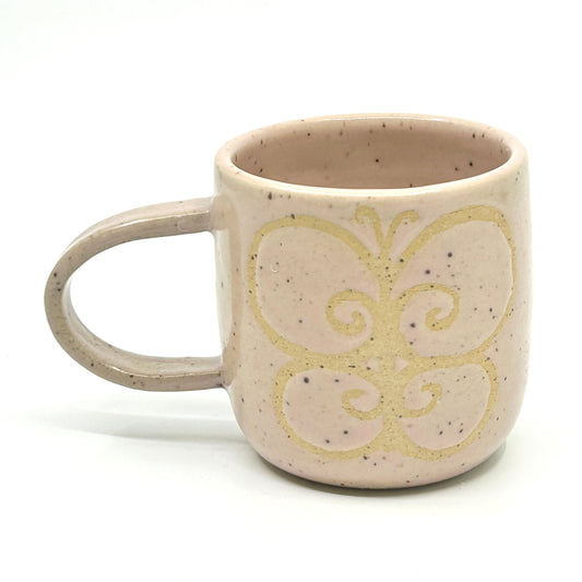 Pink Butterfly Mug