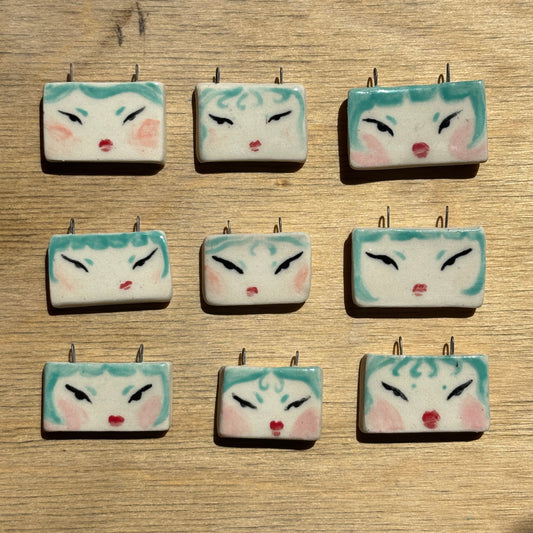 Blue Face Charms