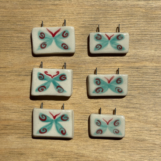 Blue Butterfly Charms